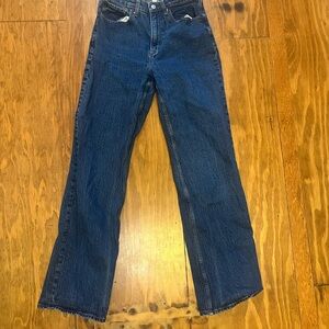 Abercrombie & Fitch Dark Blue Denim Jeans- 90’s relaxed jean high rise